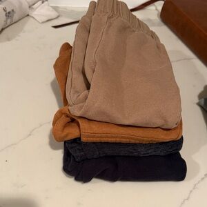 Stylish Neutral Tone Pants Set